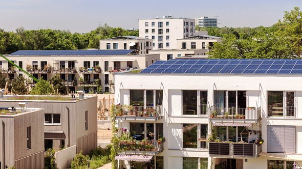 Eco city in Munchen door Mariana Serdynska (bron: Shutterstock)