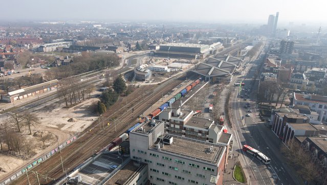Spoorzone Tilburg 2014 door Gerdien Wolthaus Paauw (bron: Gebiedsontwikkeling.nu)