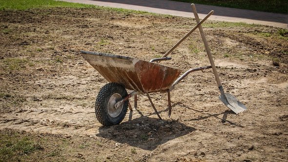 schop kruiwagen