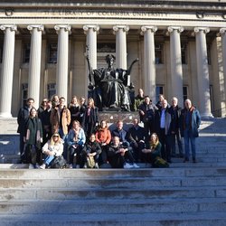 Groepsfoto deelnemers MCD reis bij Columbia University door Gebiedsontwikkeling.nu (bron: Gebiedsontwikkeling.nu)
