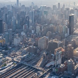 Far West Side voorafgaand aan de bouw van Hudson Yards door Iwan Baan (bron: iwan.com)