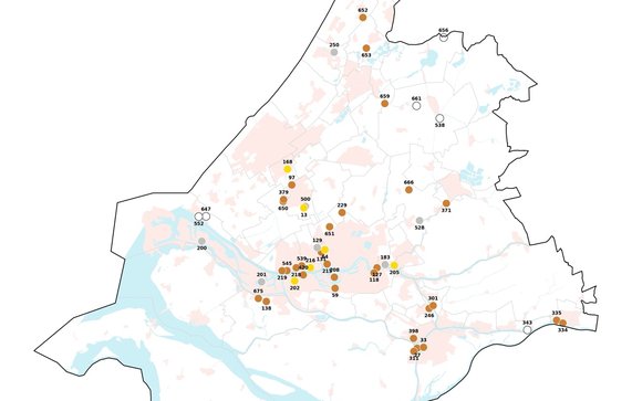 Categorisering hubs in Zuid-Holland door Brink (bron: Brink)