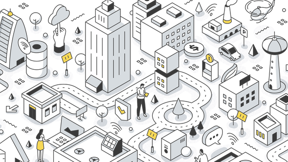 Smart City concept door Rassco (bron: Shutterstock)