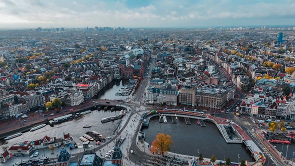 Stadscentrum van Amsterdam door Frolova_Elena (bron: Shutterstock)