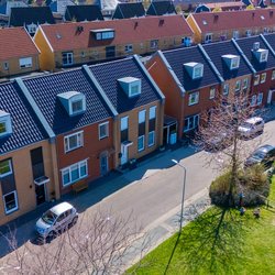 Woningen aan het groen door fokke baarssen (bron: Shutterstock)