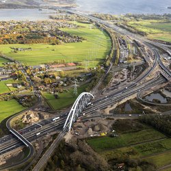 A1 Muiderberg door Aerovista Luchtfotografie (bron: shutterstock)