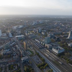 Spoorzone Eindhoven door Make more Aerials (bron: Shutterstock)