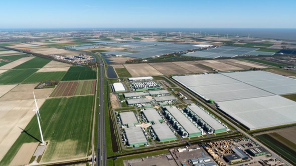 Middenmeer,  Hollands Kroon door Aerovista Luchtfotografie (bron: Shutterstock)