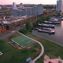 Luchtfoto van Amsterdam door Ulad Sipaila (bron: Shutterstock)