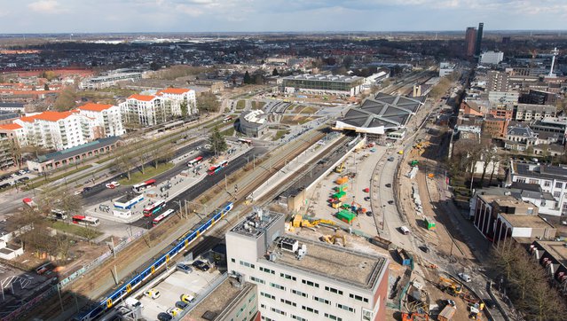 Spoorzone Tilburg 2018 door Gerdien Wolthaus Paauw (bron: Gebiedsontwikkeling.nu)