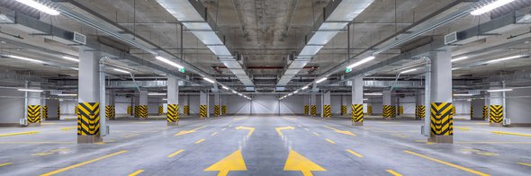 Ondergrondse parkeergarage door Sergey_Bogomyako (bron: Shutterstock)
