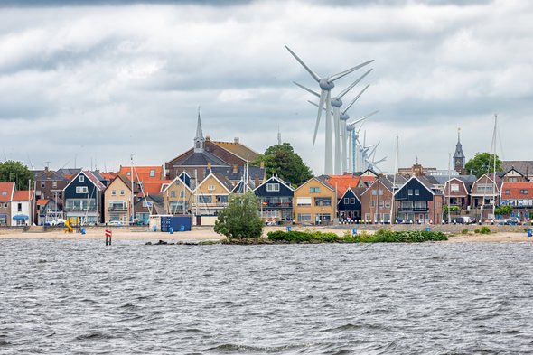 Windmolens in Urk door T.W. van Urk (bron: Shutterstock)