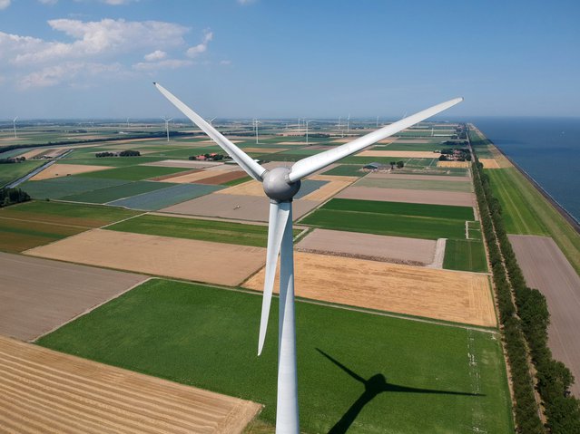 De polder van Wieringermeer door Mauvries (bron: Shutterstock)