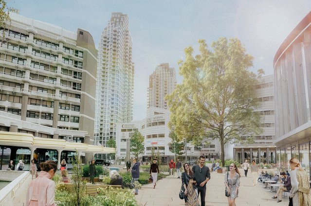 Plein KB Den Haag Centraal straks door gemeente Den Haag (bron: gemeente Den Haag)