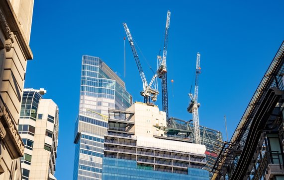 Wolkenkrabber in Londen in aanbouw door WD Stock Photos (bron: Shutterstock)