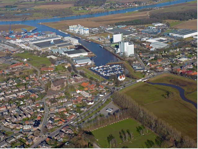 Wanssum voorafgaand aan de werkzaamheden door Johan Roerink Areopicture (bron: Projectbureau Ooijen-Wanssum)