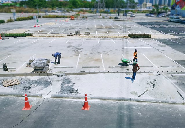 Aanleg van parkeerplaatsen door myMelody (bron: shutterstock.com)