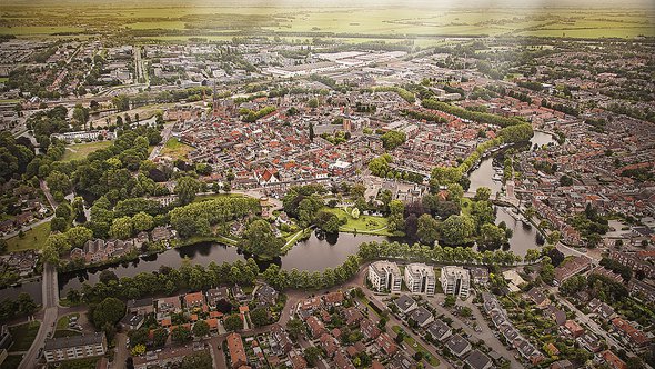 Woerden centrum luchtfoto -> Woerrden Marketing, 2013