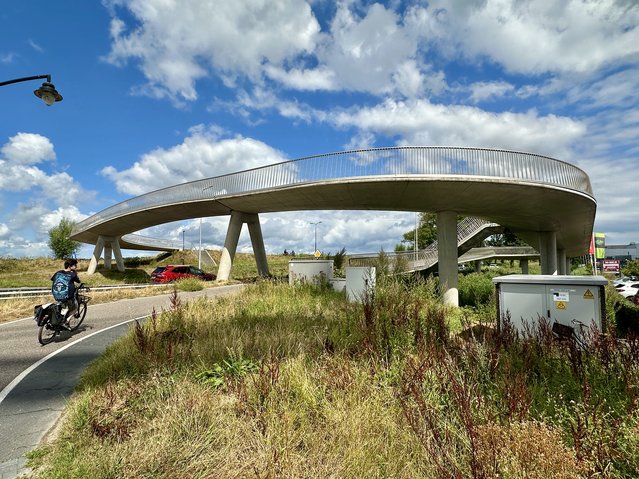 Fietsbrug De Krul door Kees de Graaf (bron: Gebiedsontwikkeling.nu)