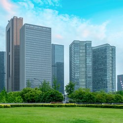 Hoogbouw skyline door 4045 (bron: shutterstock.com)