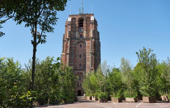 Kerk de Oldehove in Leeuwarden door Harry Wedzinga (bron: Shutterstock)