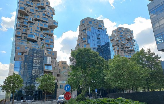 Valley, Amsterdam-Zuidas door Ceescamel (bron: Wikimedia Commons)