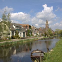 Het dorp Kanis aan de Mijzijde. Woerden. door Jan Dijkstra (bron: Wikimedia Commons)