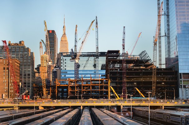Aanzicht in New York City door Nick Starichenko (bron: Shutterstock)