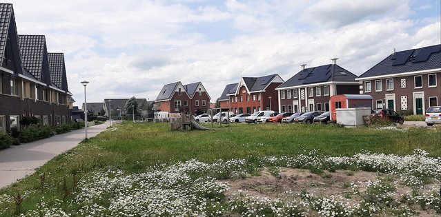 Plein in De Klamp, volgende stap is woonrijp maken door Haan & Laan (bron: Gebiedsontwikkeling.nu)