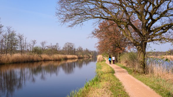 Natura 2000 natuurgebied Ankeveense Plassen in Wijdemeren, Noord-Holland, Nederland. door Thomas Dekiere (bron: Shutterstock)