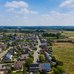 Woonwijk in Oost-Vlaanderen door evoPix.evolo (bron: Shutterstock)
