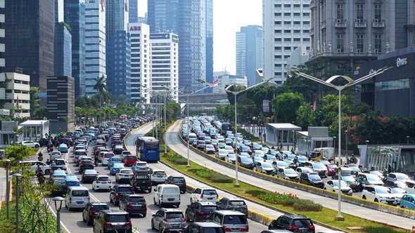 Files in Jakarta, Indonesie. door Joko SL (bron: Shutterstock)