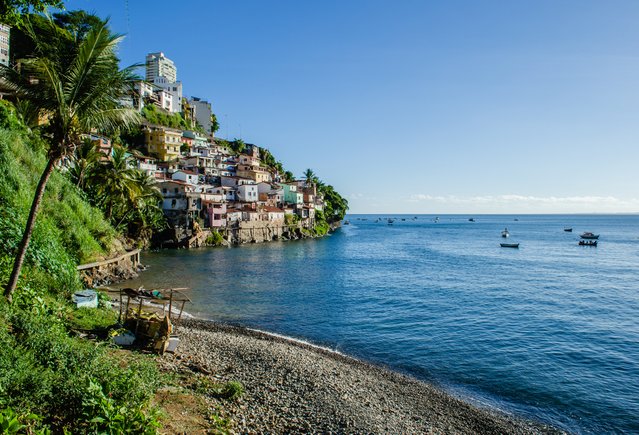 Gamboa in Salvador - Bahia, Brazilië door Alfredo Borba (bron: Shutterstock)