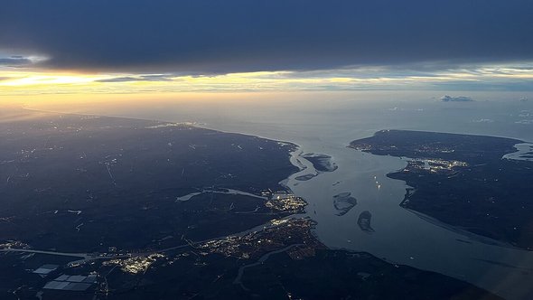 Terneuzen en de Westerschelde door Milliped (bron: Wikimedia)