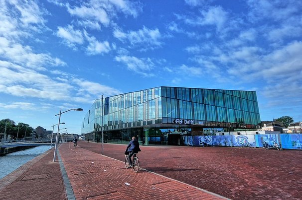 Delft, Spoorzone, Station, Prinsenhof, HDR door Nik Morris (bron: Flickr)