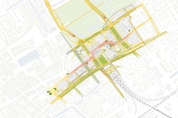 Raamwerk Ontwikkelvisie Den Haag Centraal door gemeente Den Haag (bron: gemeente Den Haag)