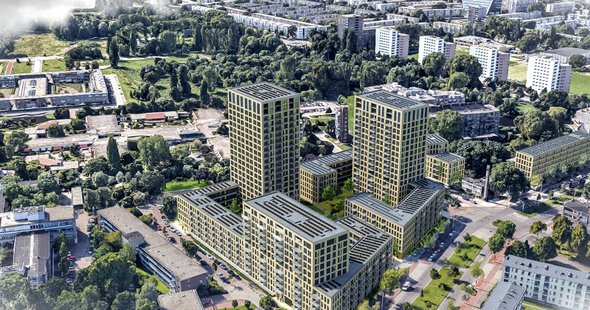 Project De Schaloen in Moerwijk, Den Haag door Stadion (bron: Staedion)