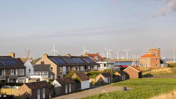Vlissingen met windmolens door Lea Rae (bron: Shutterstock)