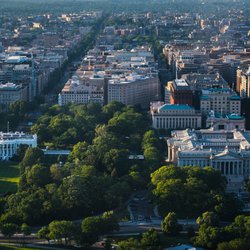 Luchtfoto van Washington, Amerika door Evgenia Parajanian (bron: Shutterstock)