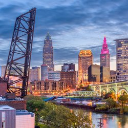 De skyline van Cleveland, Ohio, de V.S. door Sean Pavone (bron: Shutterstock)