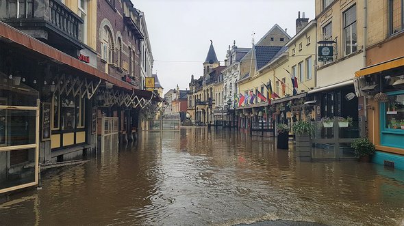 Geul overstroming, juli 2021 door Romaine (bron: Wikimedia Commons)
