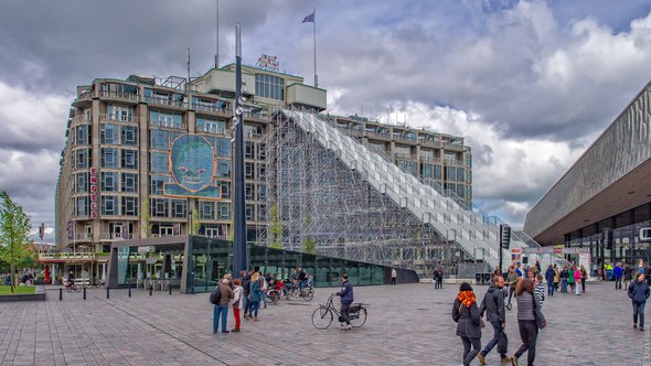 Rotterdam trap groothandelsgebouw