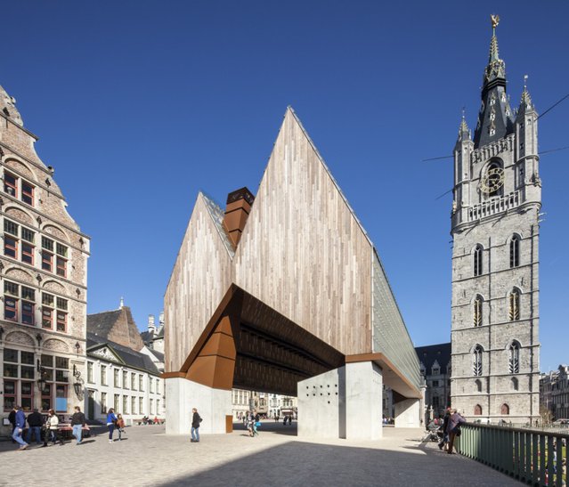 De nieuwe markthallen in Gent, België - Afbeelding 3