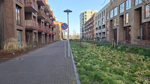 Straatbeeld tussen Blok 1 en 2 door Haan & Laan (bron: Haan & Laan)