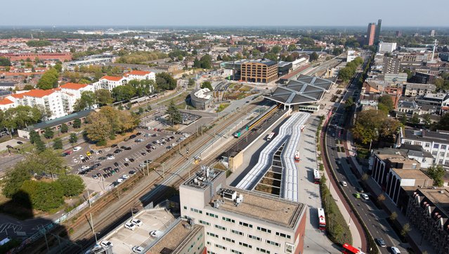 Spoorzone Tilburg 2020 door Gerdien Wolthaus Paauw (bron: Gebiedsontwikkeling.nu)