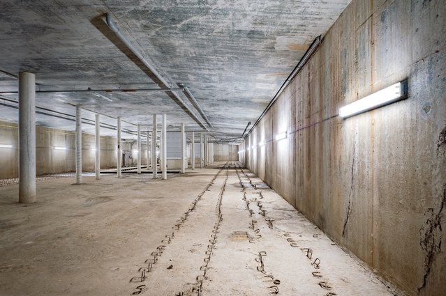 Lijnen ongebruikte metrobuis door Sander van Wettum (bron: Gebiedsontwikkeling.nu)