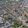 Luchtdronevideo van de stad Gouda