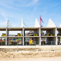 Bouw van rijtjeswoningen in Nijmegen door Marcel Rommens (bron: Shutterstock)