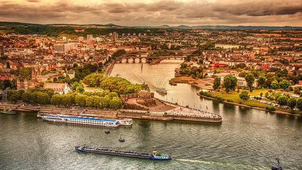 koblenz stad en landschap