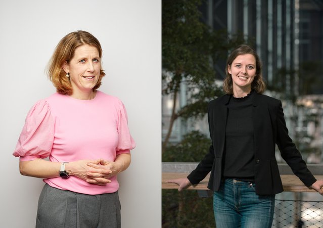 Helma Born en Céline Janssen door (L) Raymond de Vries, (R) Sander van Wettum (bron: (L) BPD, (R) SKG)